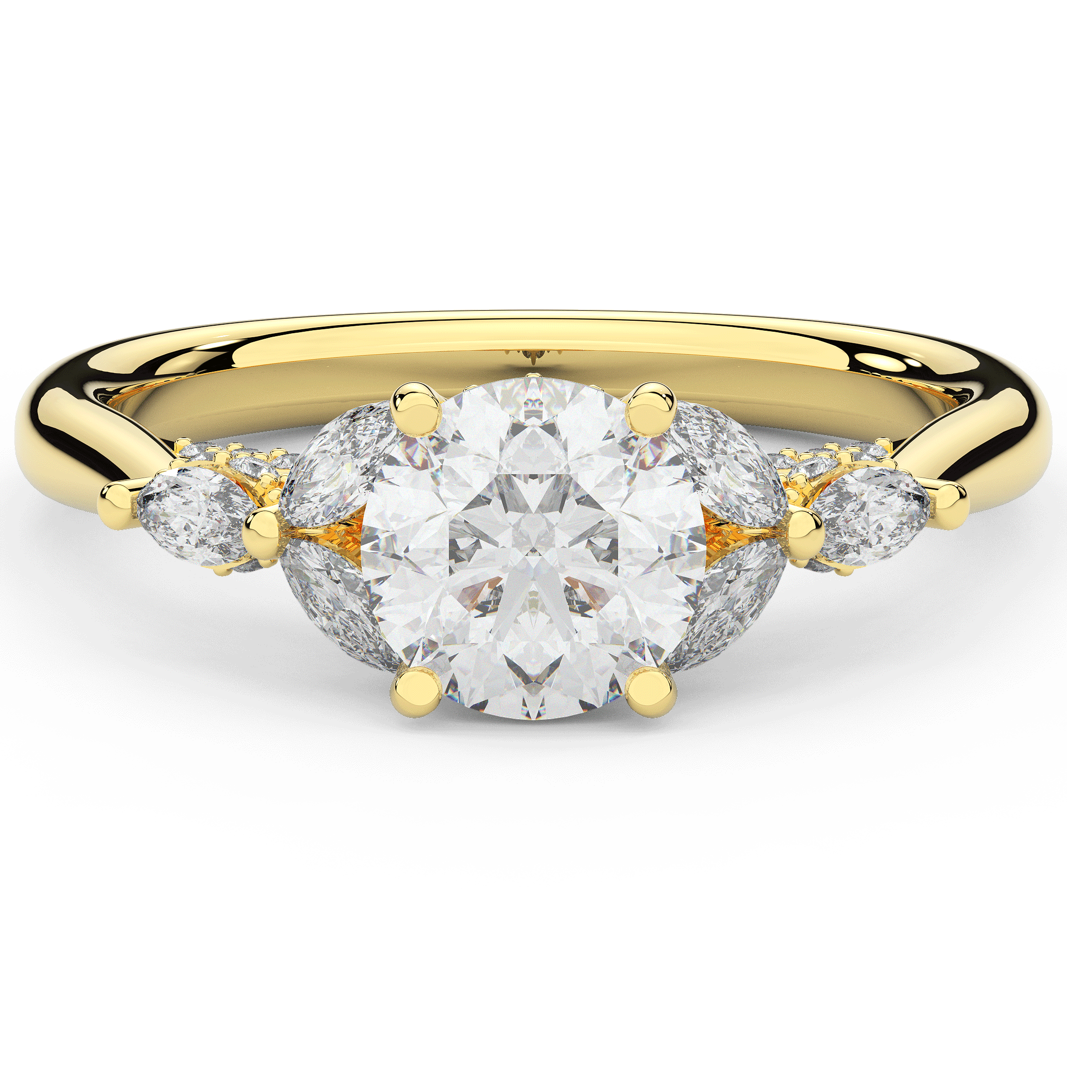 1.75CT.TW ROUND LAB DIAMOND ENGAGEMENT RING – Nazar's & Co. Jewelers