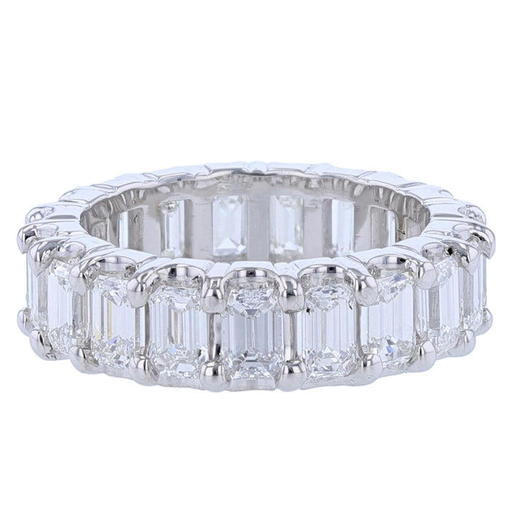 Emerald Cut Diamond Eternity, 14K White Gold