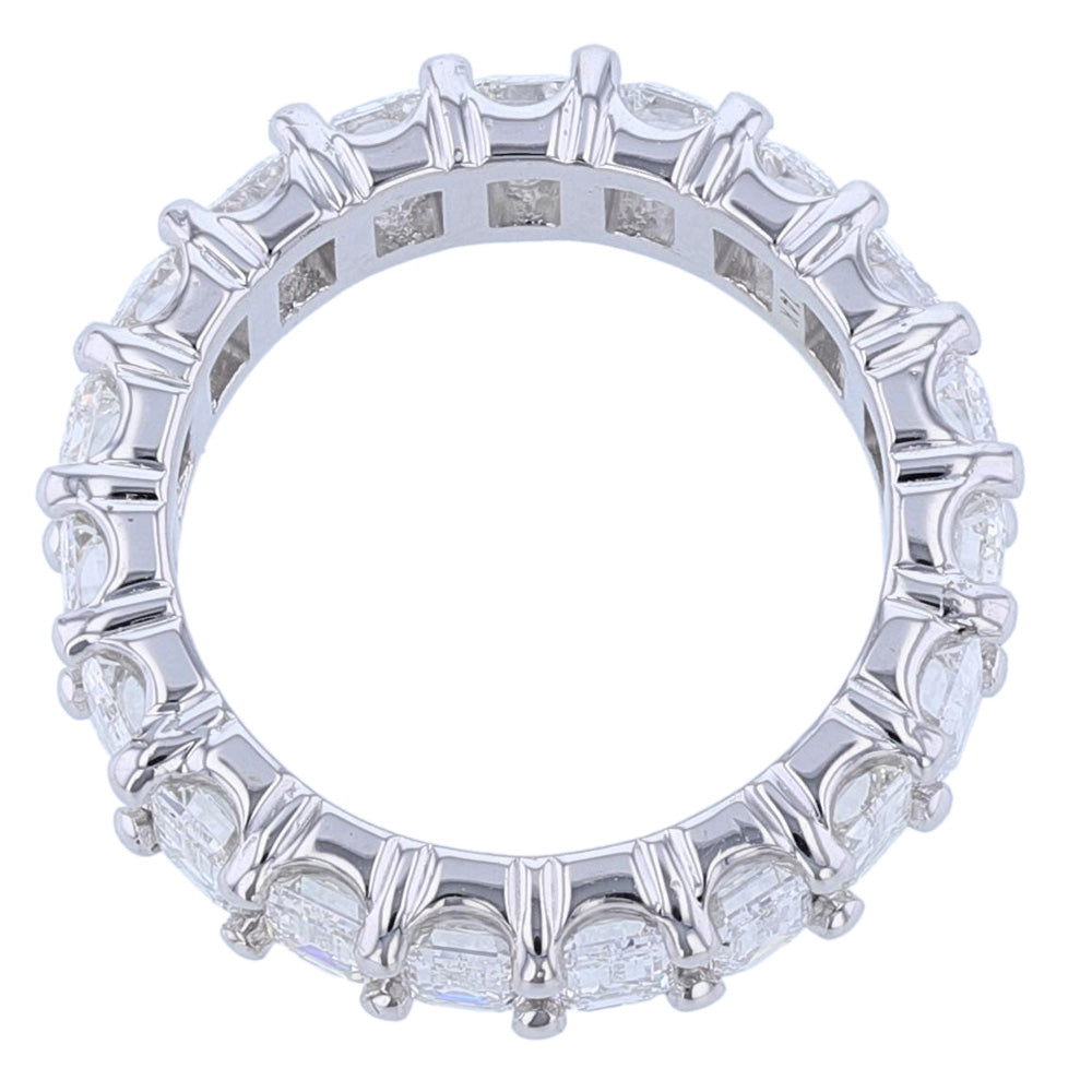 Emerald Cut Diamond Eternity, 14K White Gold