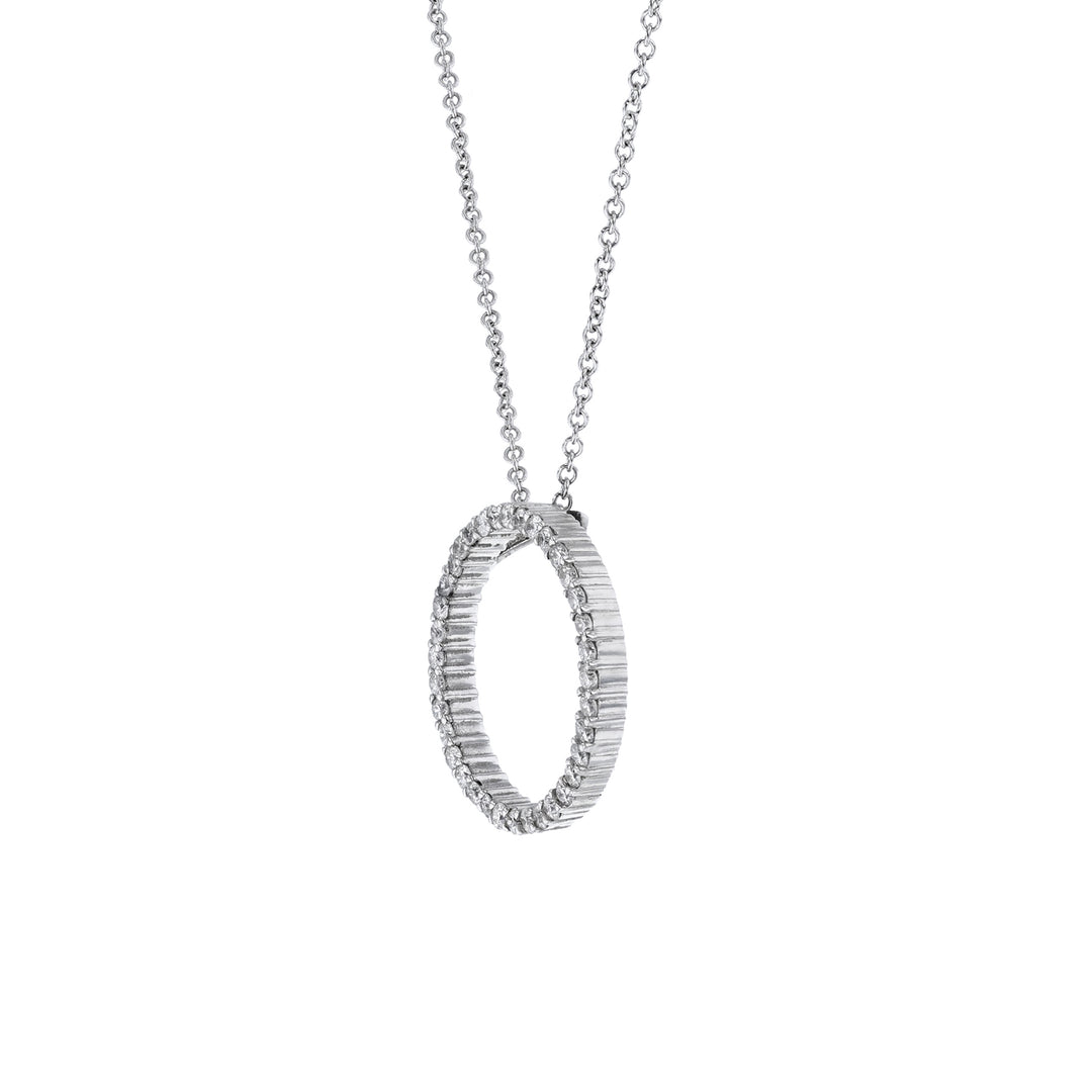 Circle of Life Diamond Pendant Necklace