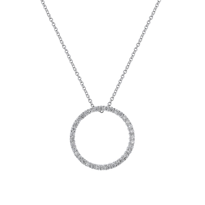 Circle of Life Diamond Pendant Necklace