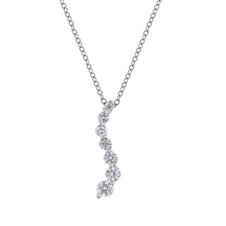 Journey Diamond Pendant Necklace