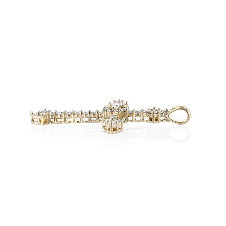 Diamond Cross Pendant, 1.41 ct.