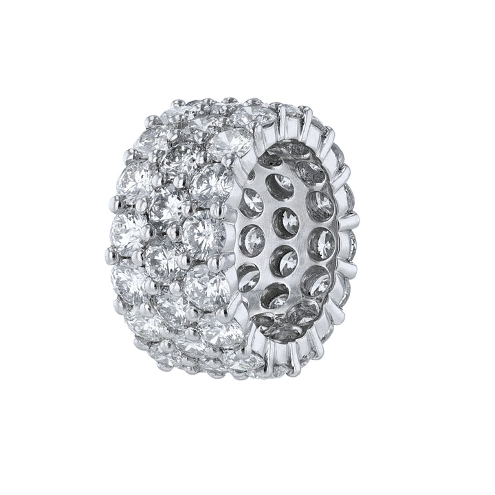 Triple Row Diamond Eternity Band, 12.55ct