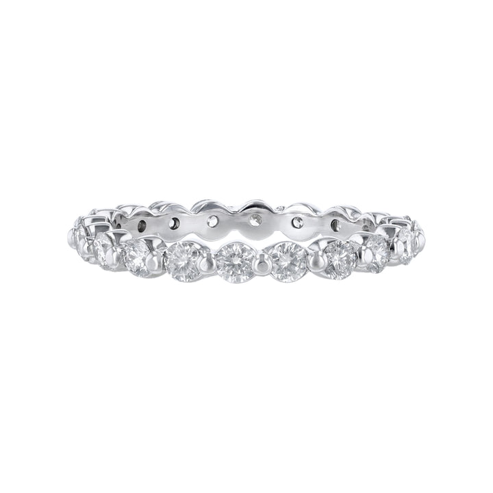 Bezel Round Diamond Eternity Band