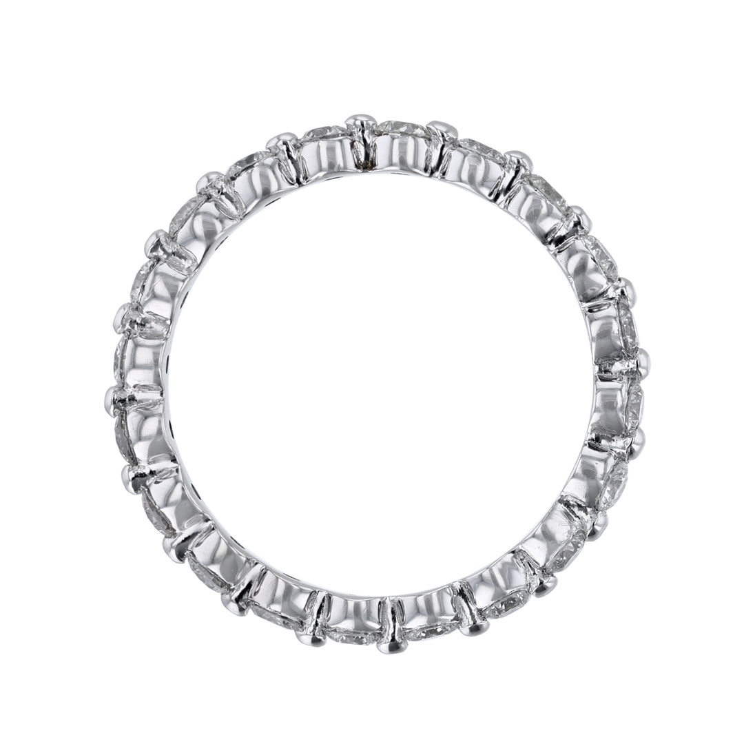 Bezel Round Diamond Eternity Band