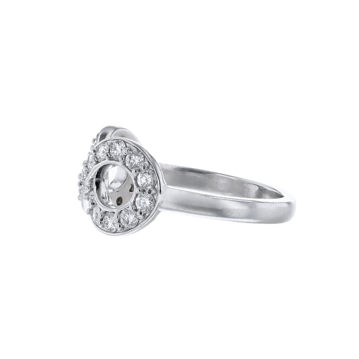 Infinity Diamond Band, 14K White Gold