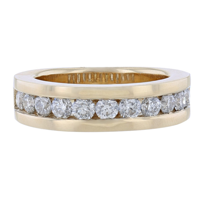 Channel Round Diamond Men's Band, 2.06ct.