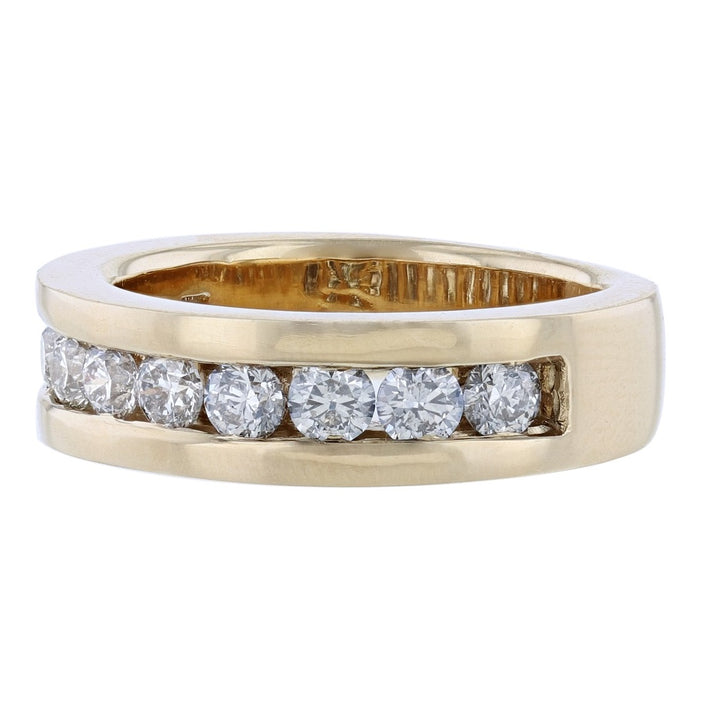 Channel Round Diamond Men's Band, 2.06ct.