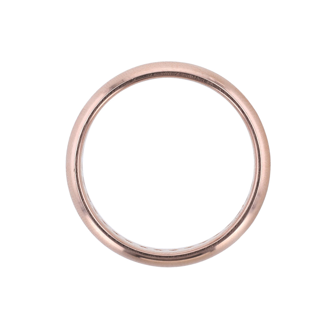Diamond Row Men's Eternity Band, Rose Gold