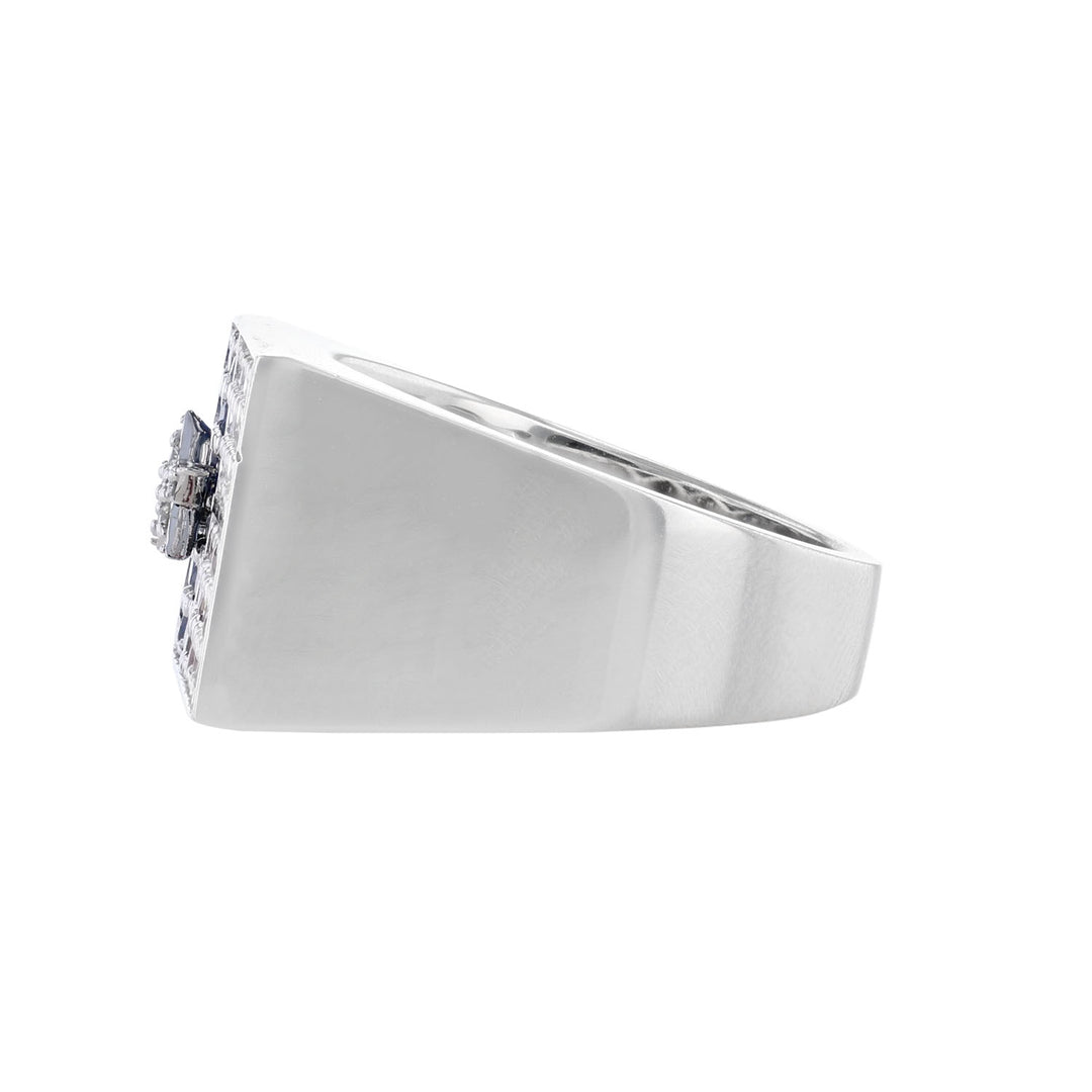 Texas Flag Multi-Gemstone Men's Ring