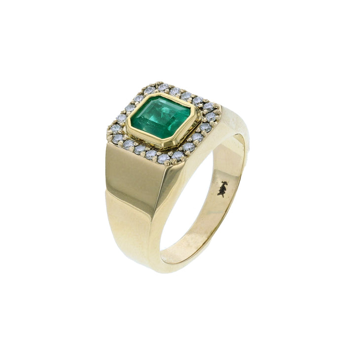 Men's Emerald Ring RM13445-1
