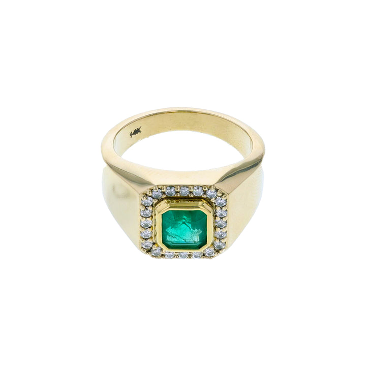 Men's Emerald Ring RM13445-1