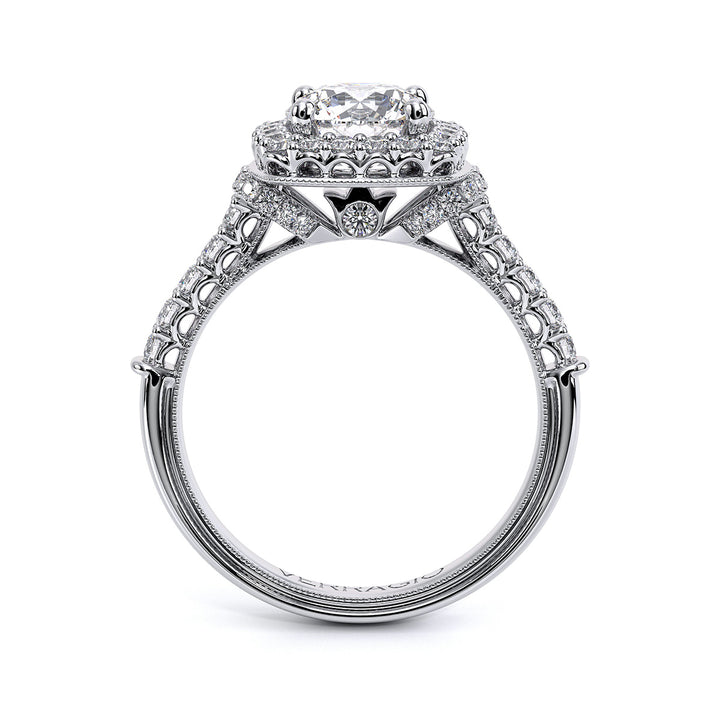 Renaissance Halo Diamond Engagement Ring
