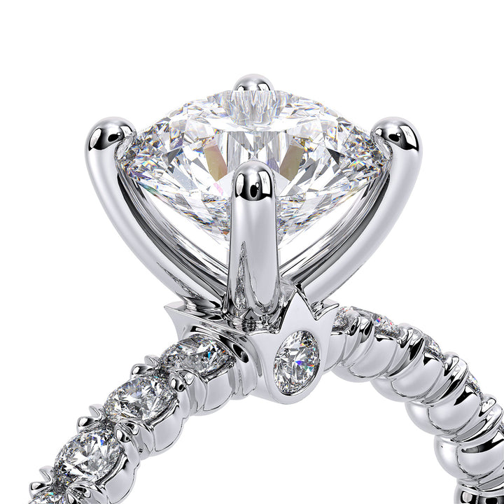 Renaissance Round Diamond Shank Ring
