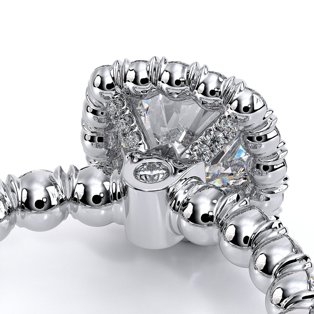Renaissance Cushion Halo Diamond Ring