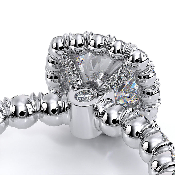 Renaissance Cushion Halo Diamond Ring