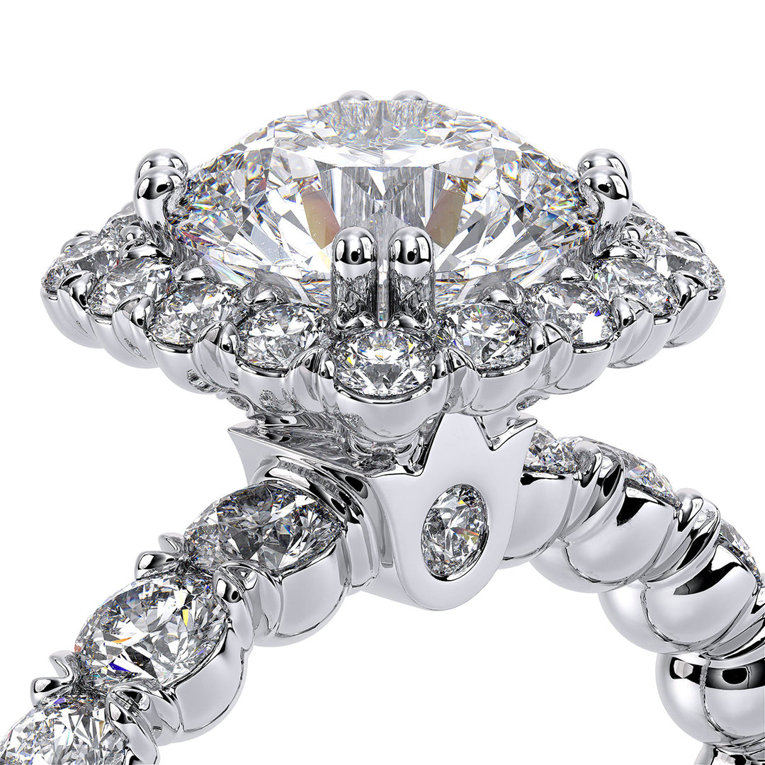 Renaissance Cushion Halo Diamond Ring
