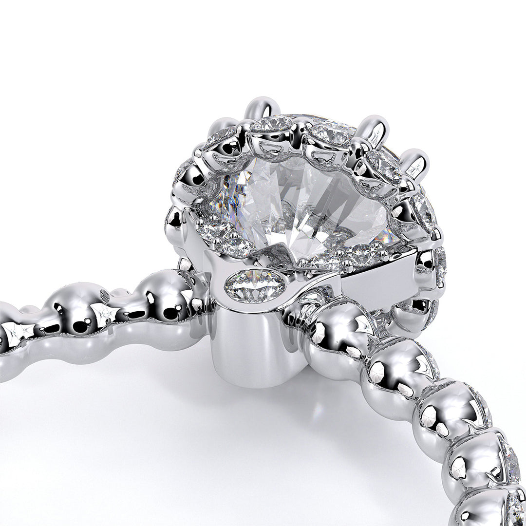 Renaissance Round Halo Diamond Ring