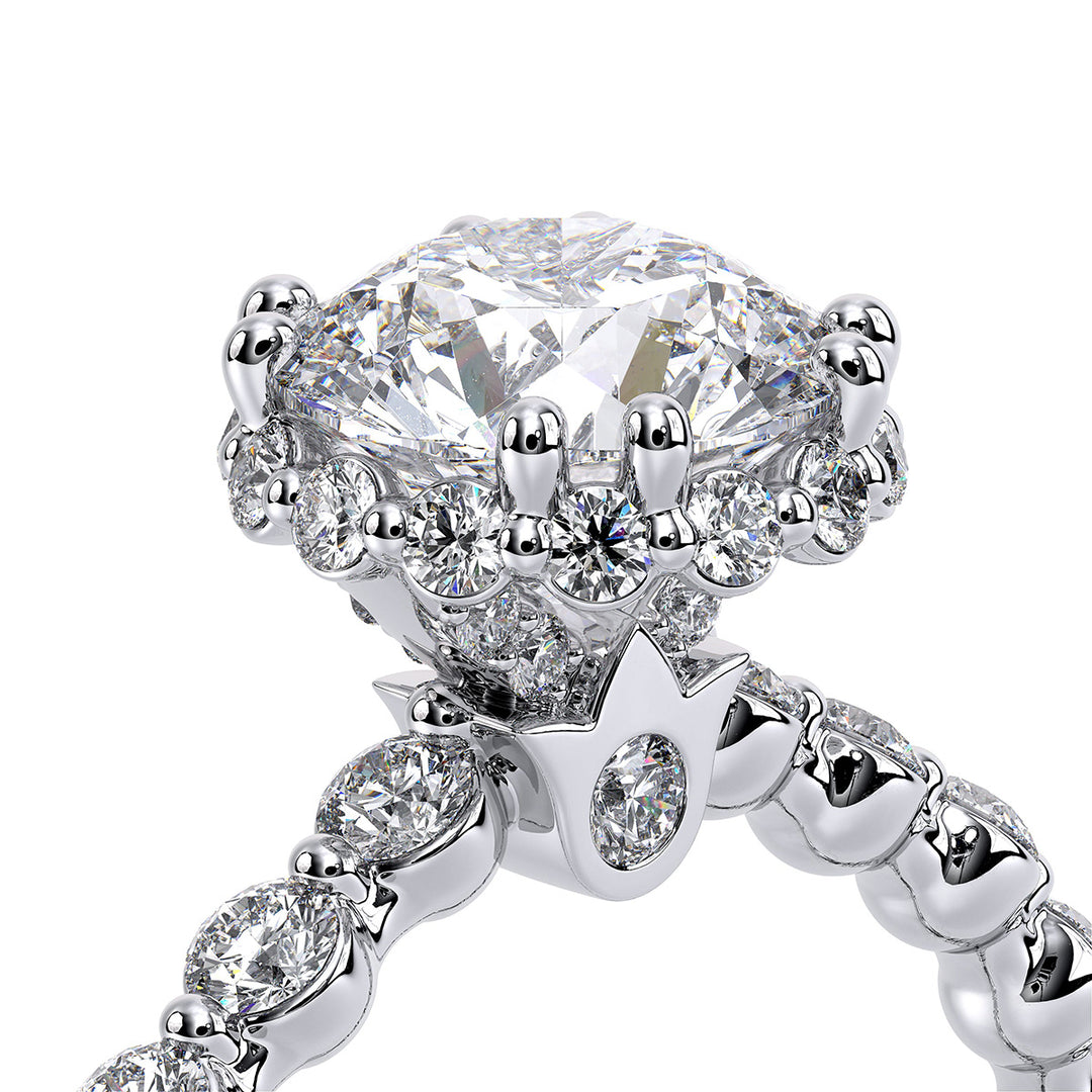 Renaissance Round Halo Diamond Ring
