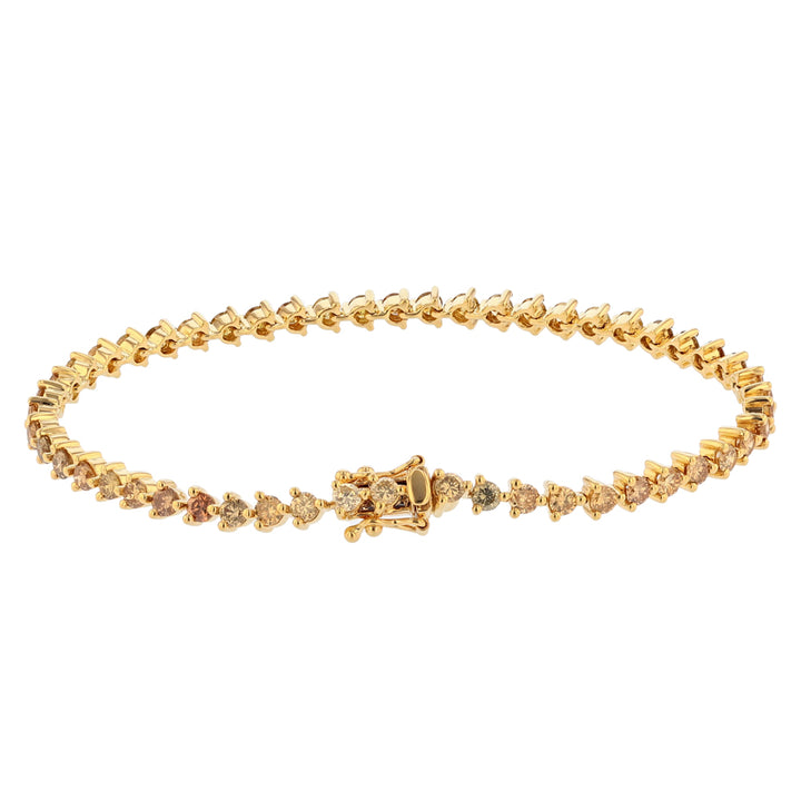 18K Yellow Gold Yellow Diamond Bracelet