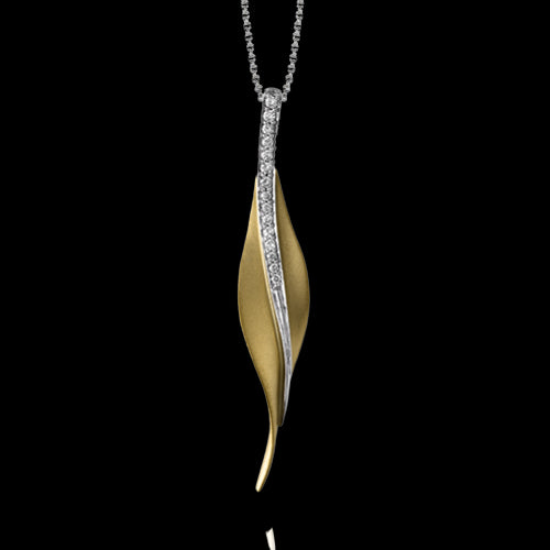 Pendant in 18k Gold with Diamonds