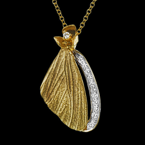 Pendant in 18k Gold with Diamonds