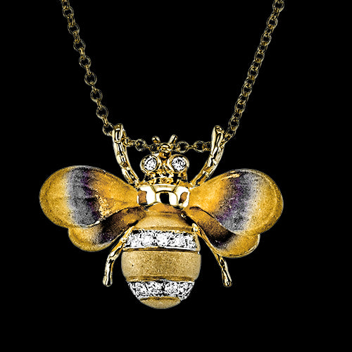 Pendant in 18k Gold with Diamonds