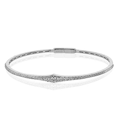 Bangle in 18k Gold with Diamonds