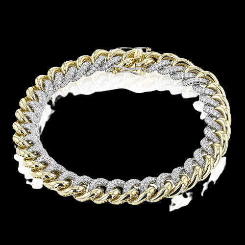 Bracelet in 18k Gold with Diamonds