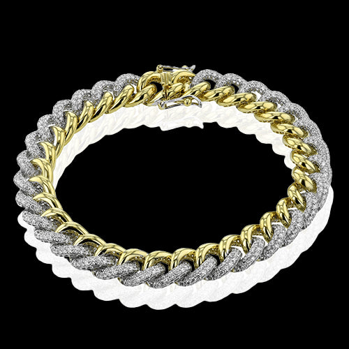 Bracelet in 18k Gold with Diamonds