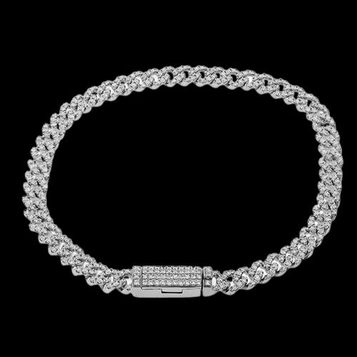 Bracelet in 14k Gold with Diamonds