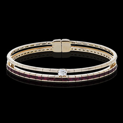 Color Bangle in 18k Gold