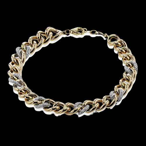 Bracelet in 18k Gold with Diamonds