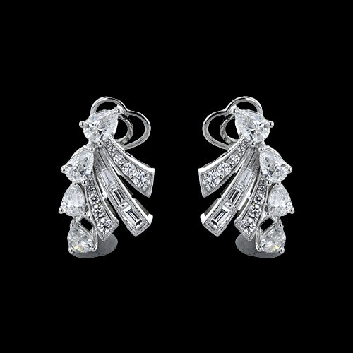 Earring in 18k Gold with Diamonds