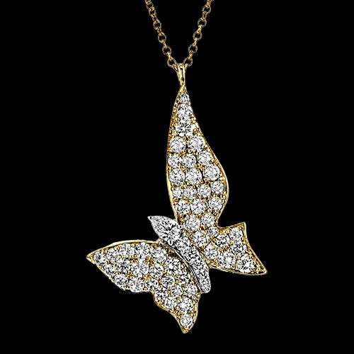 Pendant in 18k Gold with Diamonds