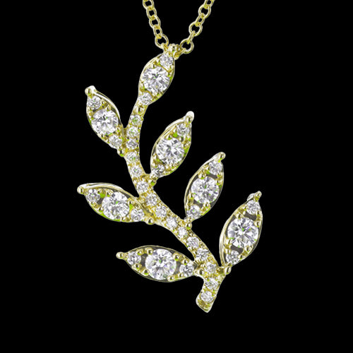 Pendant in 18k Gold with Diamonds