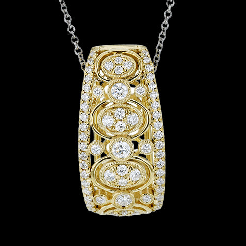 Pendant in 18k Gold with Diamonds