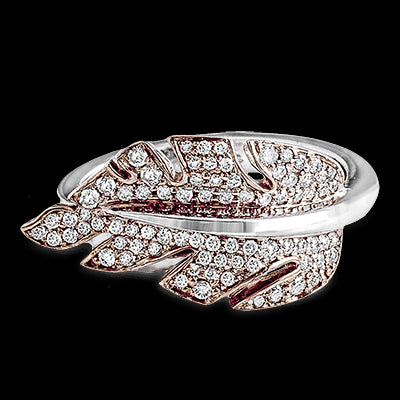 Right Hand Ring in 18k Gold with Diamonds