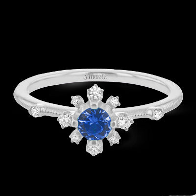 Color Ring in 18k Gold with Diamonds