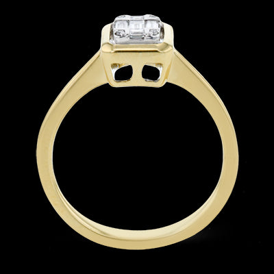Right Hand Ring in 18k Gold with Diamonds