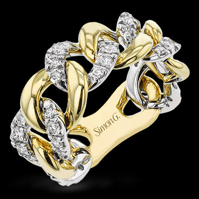 Right Hand Ring in 18k Gold with Diamonds