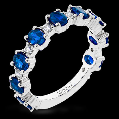 Color Ring in 18k Gold with Diamonds