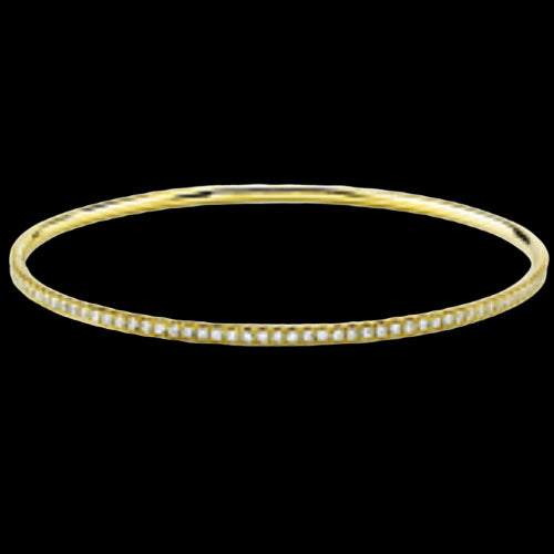 Bangle in 18k Gold with Diamonds