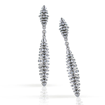 Earring in 18k Gold with Diamonds