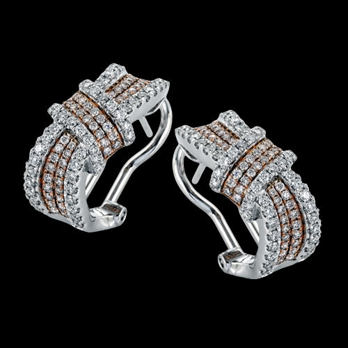 Earring in 18k Gold with Diamonds