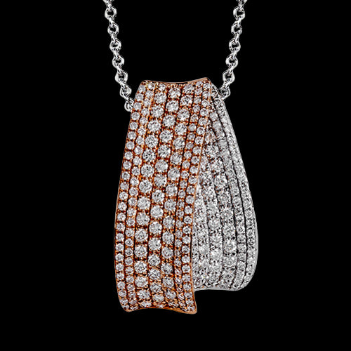 Pendant in 18k Gold with Diamonds