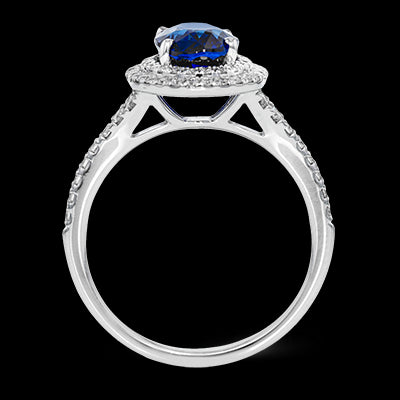 Color Ring in 18k Gold with Diamonds