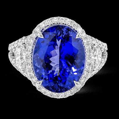 Color Ring in 18k Gold with Diamonds