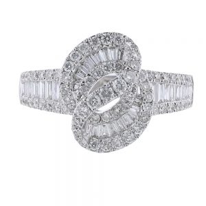 Nazar's 18K White gold and Diamond Ring